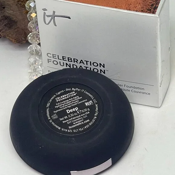 IT Cosmetics Celebration Foundation Full Coverage Powder - Deep - .30 oz - Boxed - Picture 4 of 4